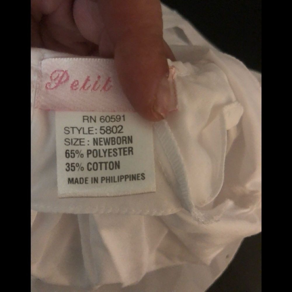 Baby sleeping gown or a beautiful dress